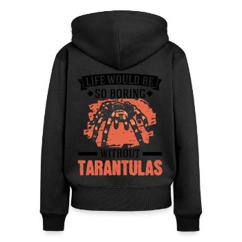 Tarantula Gift Spider Tarantula - Women's Premium Organic Zip Hoodie - black - Back - Julia (174cm)