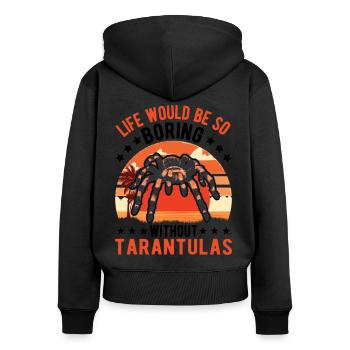 Tarantula Gift Spider Tarantula - Women's Premium Organic Zip Hoodie - black - Back - Julia (174cm)