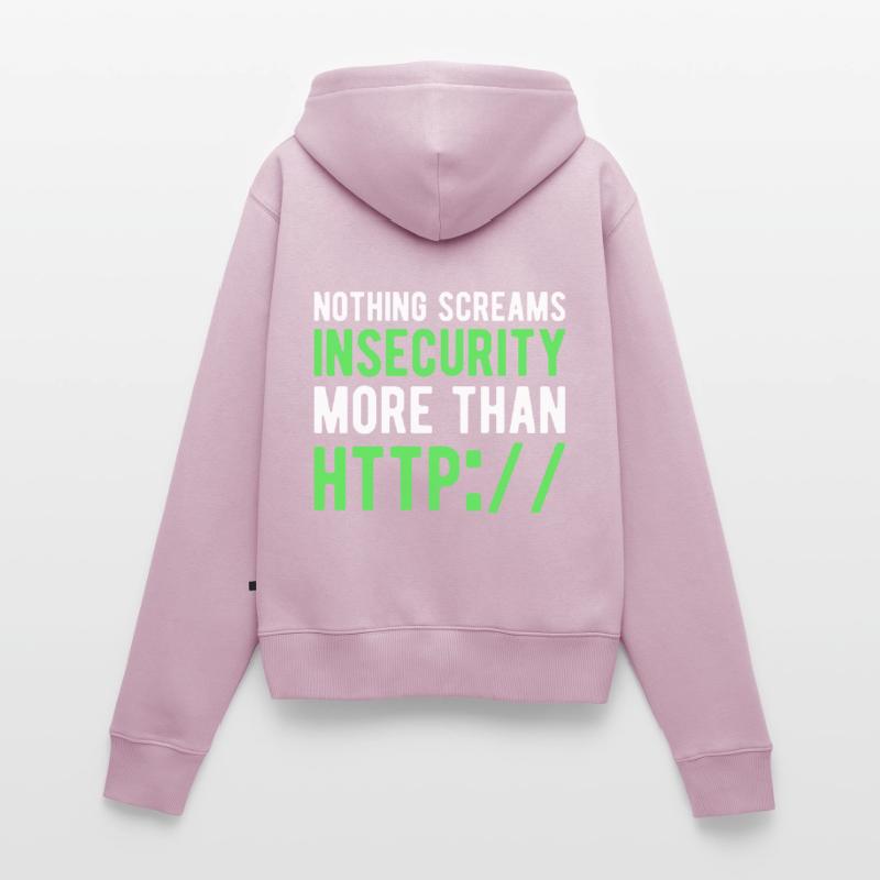 Coder Binary Code Programmer Computer Science Women's Premium Organic Zip Hoodie