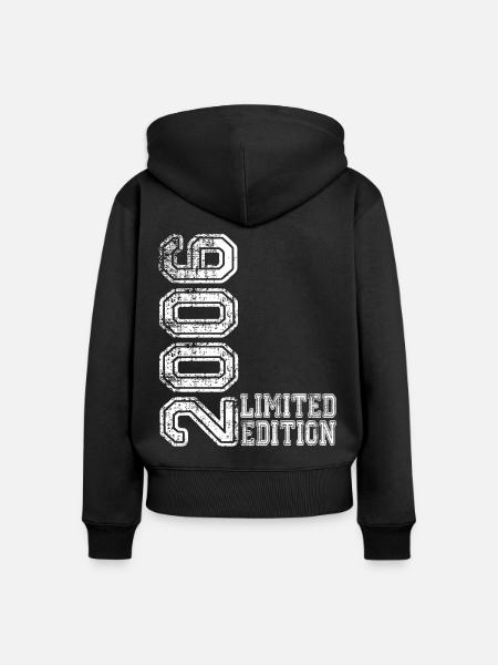 Limited Edition 2006 - Frauen Premium Bio Zip Hoodie - Schwarz