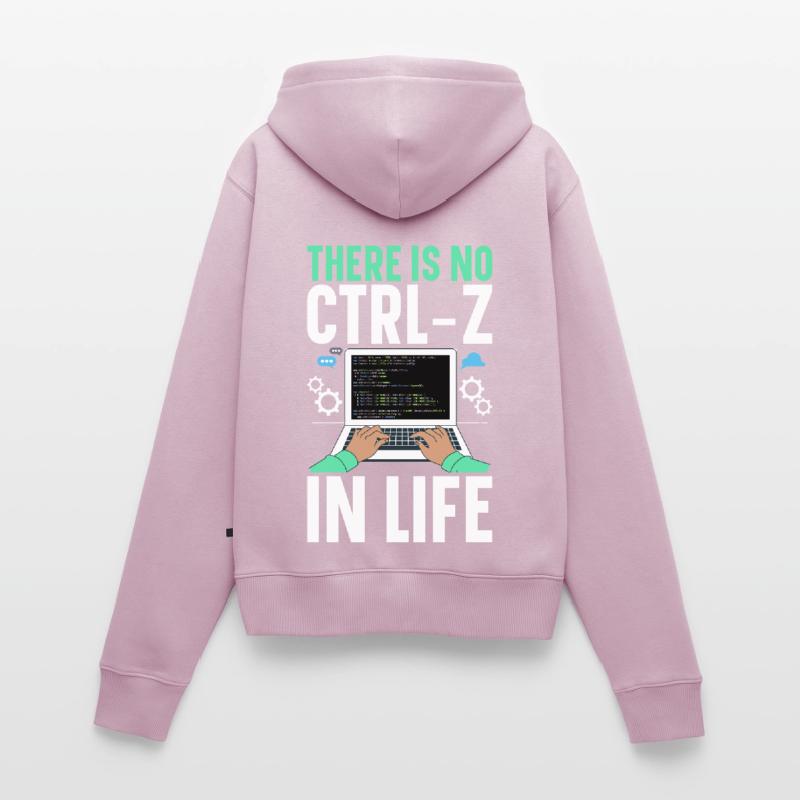 Programmierer Informatiker Computer Nerd Geschenk Frauen Premium Bio Zip Hoodie