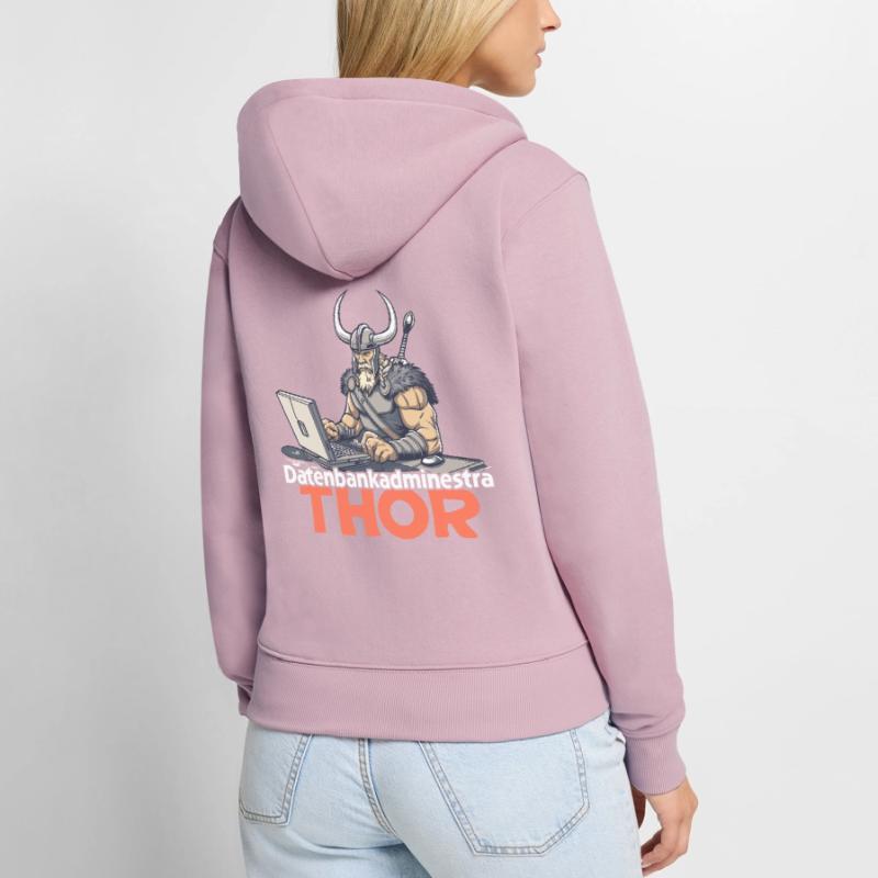 Database Administrator Coding Data Analyst Women's Premium Organic Zip Hoodie