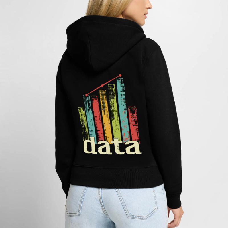 Behavioral Analyst Data Coding Women's Premium Organic Zip Hoodie