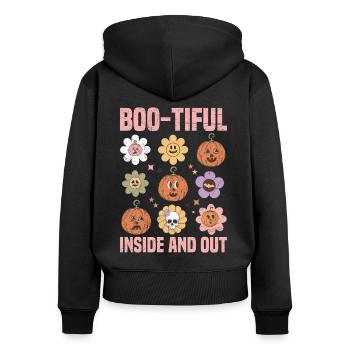 Halloween Costume - Women's Premium Organic Zip Hoodie - black - Back - Julia (174cm)