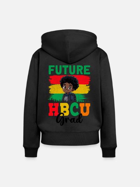 Future HBCU - Frauen Premium Bio Zip Hoodie - Schwarz