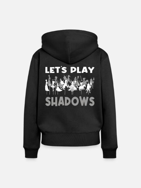 Handschattenpuppenspiel Puppen - Frauen Premium Bio Zip Hoodie - Schwarz
