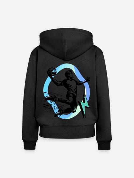 Handball Handballer - Frauen Premium Bio Zip Hoodie -