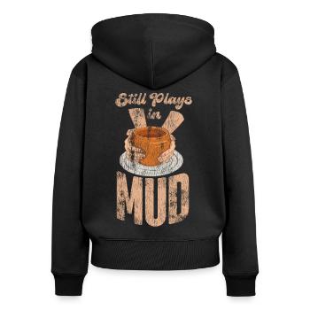 Pottery Ceramics Artist Still - Frauen Premium Bio Zip Hoodie - Schwarz - Hinten - Julia (174cm)