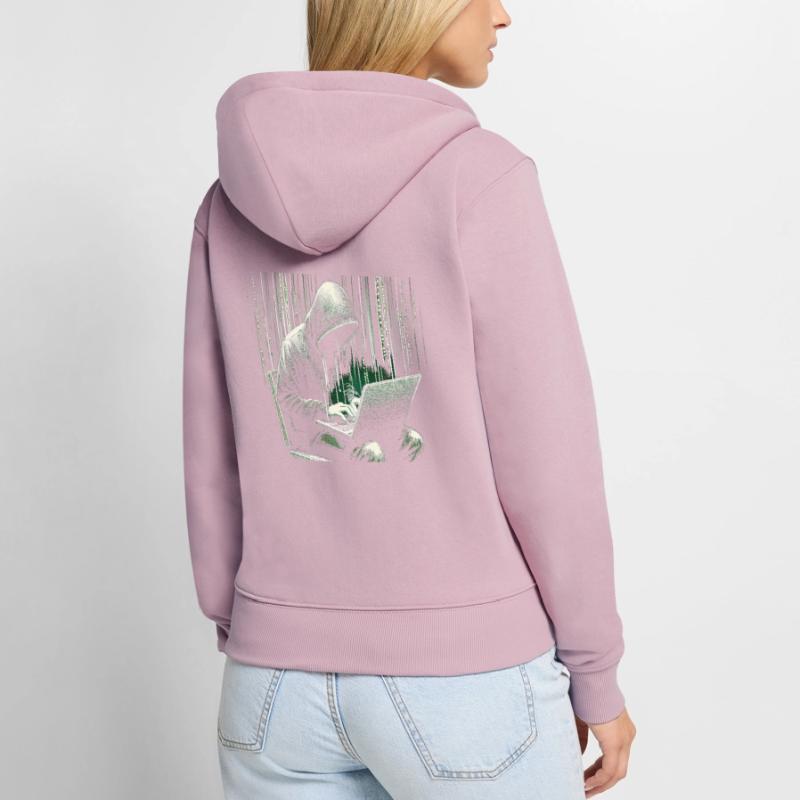 Programmierer Programmieren Informatik Frauen Premium Bio Zip Hoodie