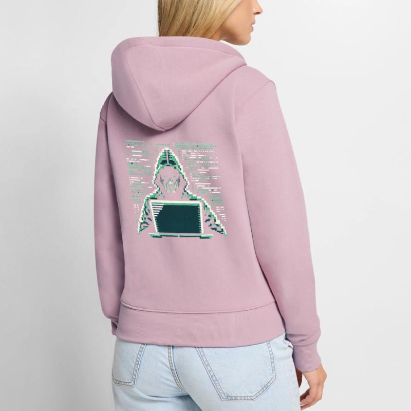 Programmierer Programmieren Informatik Frauen Premium Bio Zip Hoodie