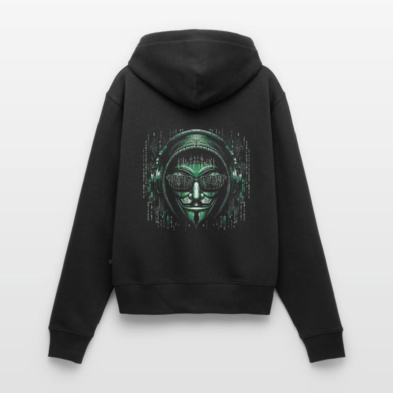 Hacker Informatiker Programmierer Informatik Frauen Premium Bio Zip Hoodie