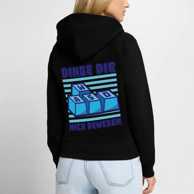 IT, PC Zubehör Speichergeräte Evolution Computer Frauen Premium Bio Zip Hoodie