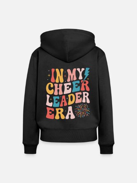 Cheerleader - Frauen Premium Bio Zip Hoodie - Schwarz