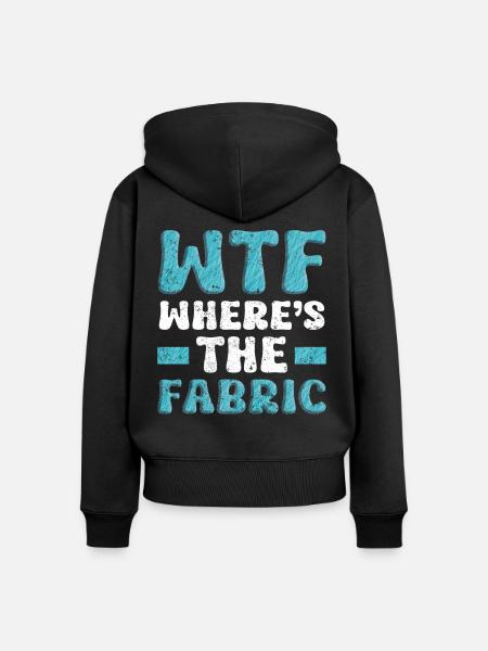 Restauratorin Polstermöbel - Frauen Premium Bio Zip Hoodie - Schwarz