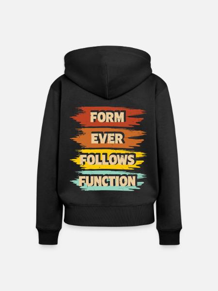 Architekt - Frauen Premium Bio Zip Hoodie - Schwarz