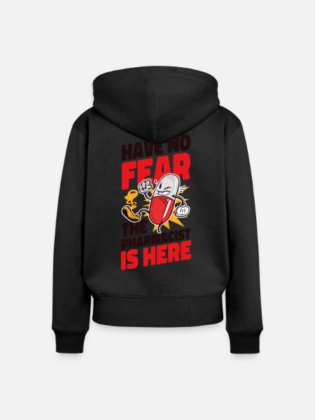 Pharmacy Tech Technician - Frauen Premium Bio Zip Hoodie - Schwarz