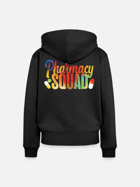 Pharmacy Tech Technician - Frauen Premium Bio Zip Hoodie - Schwarz