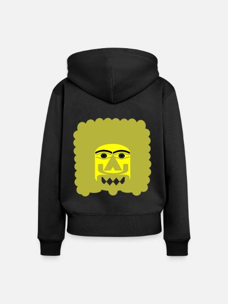 Titan - Frauen Premium Bio Zip Hoodie - Schwarz