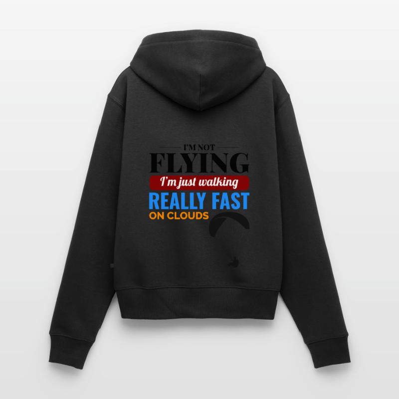 Paramotor Pilot Paramotoring Powered Paraglider Women's Premium Organic Zip Hoodie