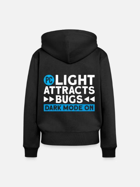 Computer Coding Programmierer - Frauen Premium Bio Zip Hoodie - Schwarz