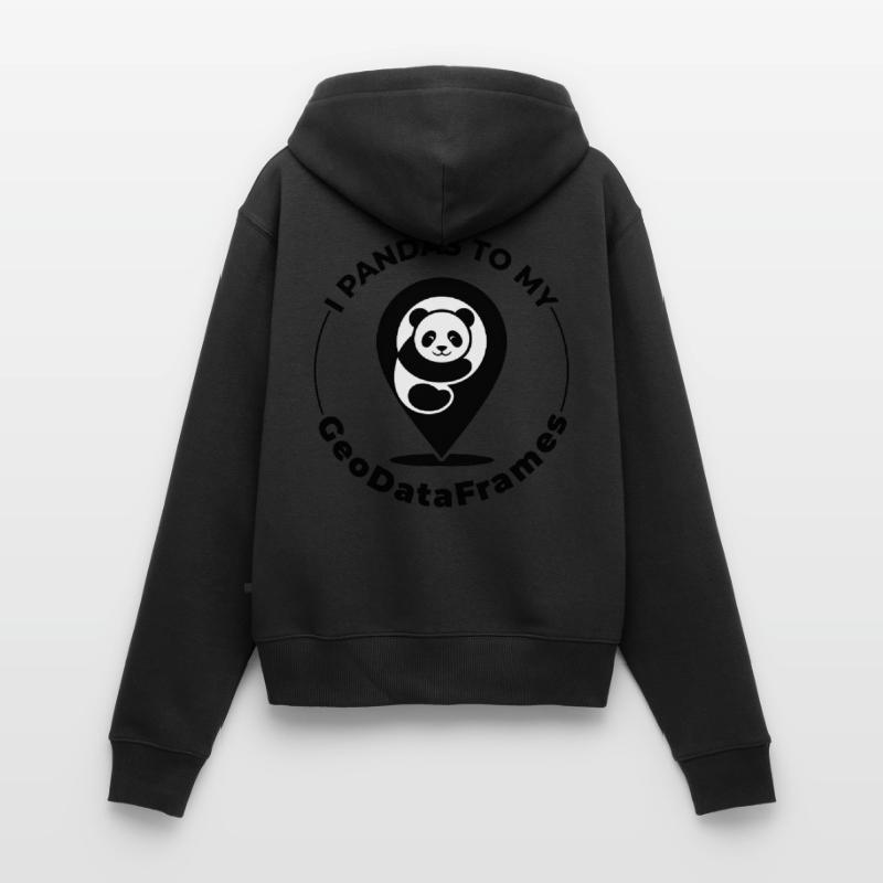 GeoDataFrames Pandas GIS Python Programming Women's Premium Organic Zip Hoodie