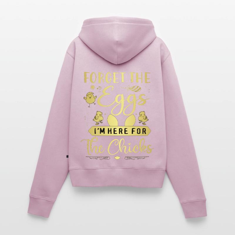 Easter chick Easter Spring Easter Easter Egg Women's Premium Organic Zip Hoodie