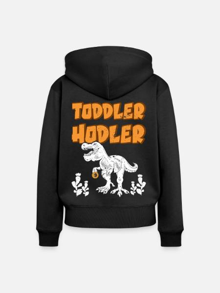 Krypto Kryptowährung - Frauen Premium Bio Zip Hoodie - Schwarz