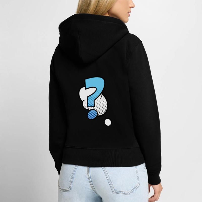 Comic Comicstyle Comic-Strips Comics Frauen Premium Bio Zip Hoodie
