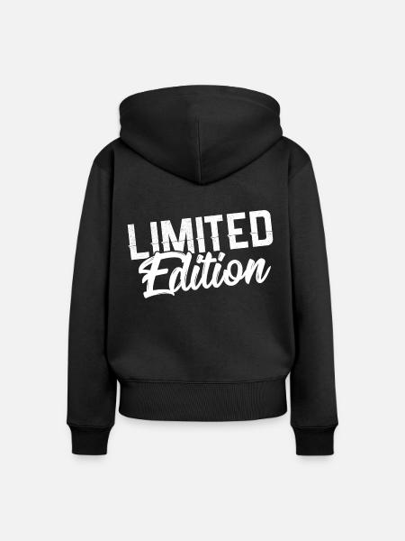 limited edition - Frauen Premium Bio Zip Hoodie - Schwarz