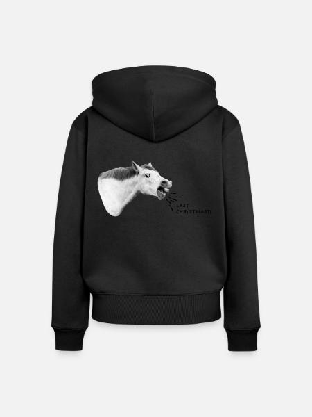 Letztes Weihnachten?! - Frauen Premium Bio Zip Hoodie -