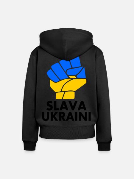 Ucraina - Ekologisk premiumluvjacka dam - svart