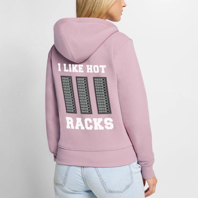 IT Netzwerk Programmierer Computer Informatiker Frauen Premium Bio Zip Hoodie