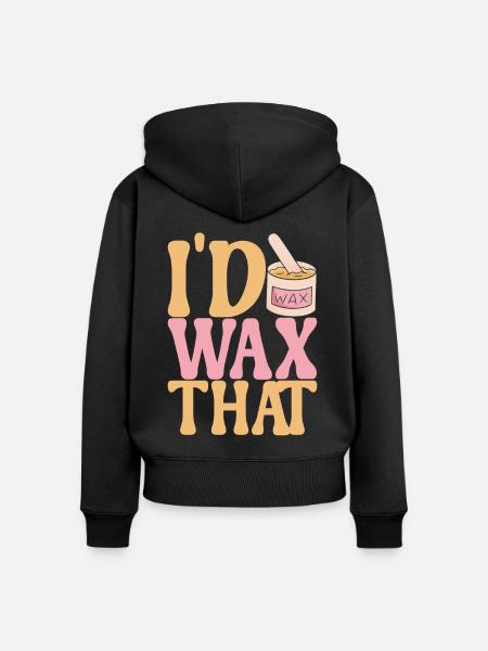 Kosmetikerin Kosmetik - Frauen Premium Bio Zip Hoodie - Schwarz