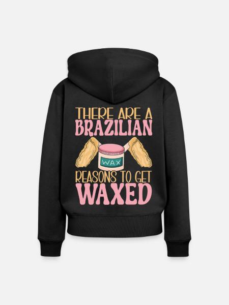 Kosmetikerin Kosmetik - Frauen Premium Bio Zip Hoodie - Schwarz