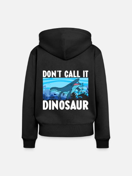 Mosasaurus Dinosaurier - Frauen Premium Bio Zip Hoodie - Schwarz