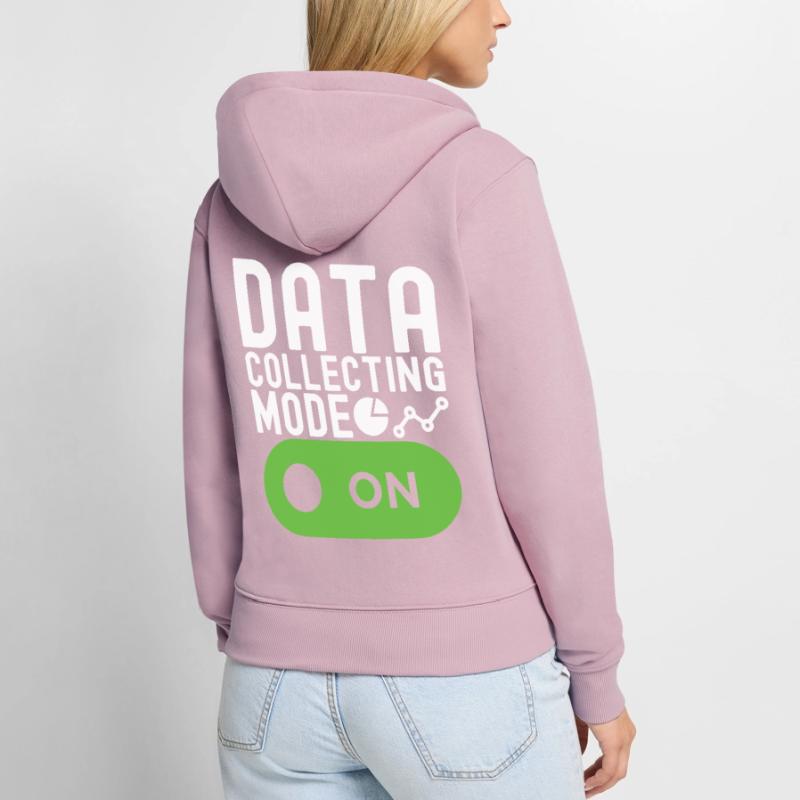 Data Science Datenanalyst Frauen Premium Bio Zip Hoodie