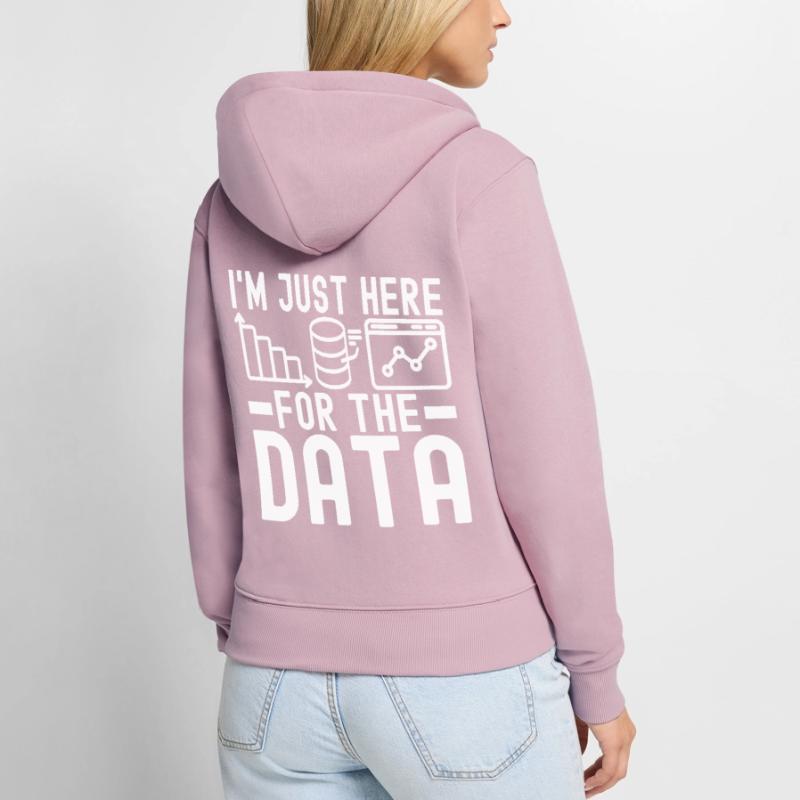 Data Science Data Analyst Women's Premium Organic Zip Hoodie