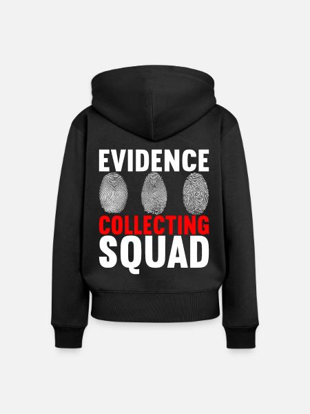 Forensik Forensiker - Frauen Premium Bio Zip Hoodie - Schwarz