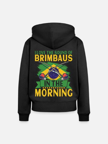 Capoeira Capoeirista - Frauen Premium Bio Zip Hoodie - Schwarz