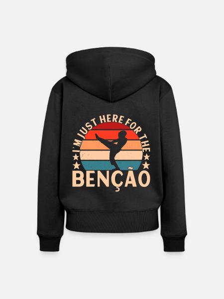 Capoeira Capoeirista - Frauen Premium Bio Zip Hoodie - Schwarz