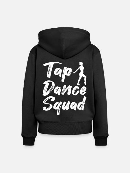 Stepptanz Stepptänzer - Frauen Premium Bio Zip Hoodie - Schwarz
