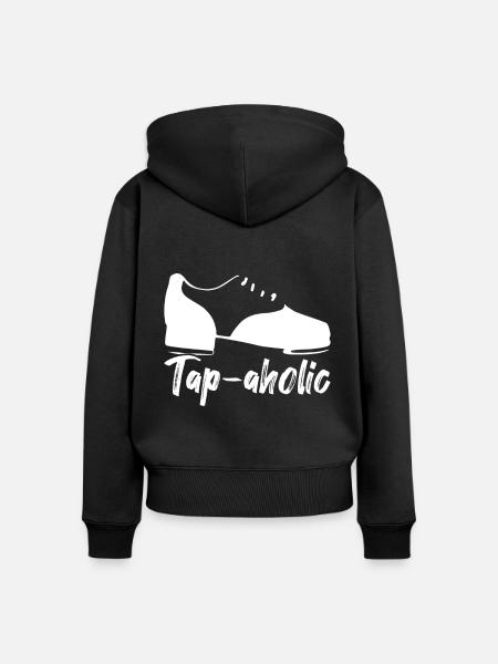 Stepptanz Stepptänzer - Frauen Premium Bio Zip Hoodie - Schwarz
