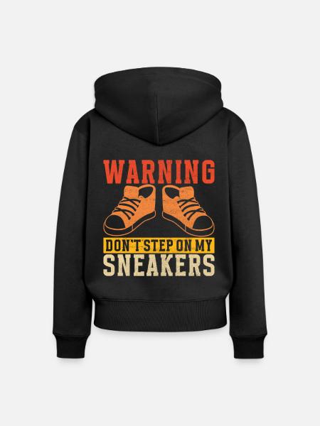 Sneakerhead Sneaker Collector - Frauen Premium Bio Zip Hoodie - Schwarz