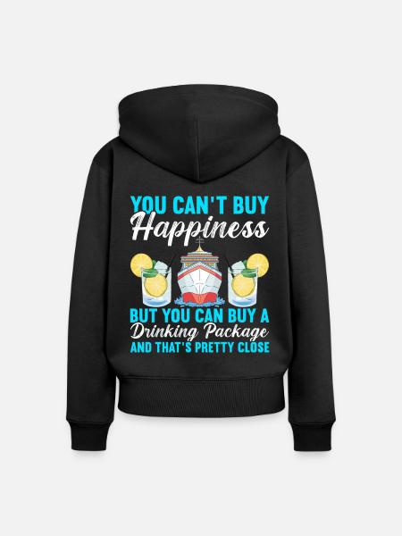 Kreuzfahrt Urlaub Kreuzfahrtschiff - Frauen Premium Bio Zip Hoodie - Schwarz