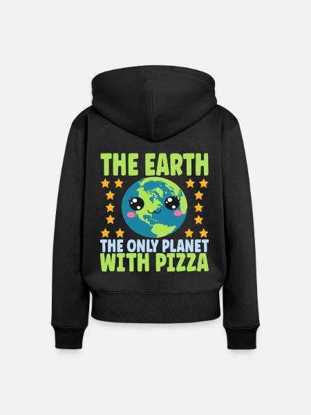 Astronom Astronomie - Frauen Premium Bio Zip Hoodie - Schwarz