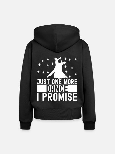 Ballsaal Tanz Ballsaaltänzer Gesellschaftstänzer - Frauen Premium Bio Zip Hoodie - Schwarz