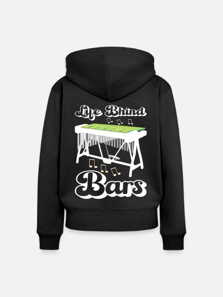 Vibraphon Vibraphonist - Frauen Premium Bio Zip Hoodie - Schwarz
