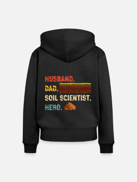 Bodenwissenschaftler Soil Science - Frauen Premium Bio Zip Hoodie - Schwarz
