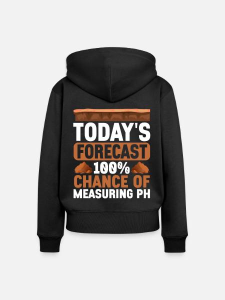 Bodenwissenschaftler Soil Science - Frauen Premium Bio Zip Hoodie - Schwarz