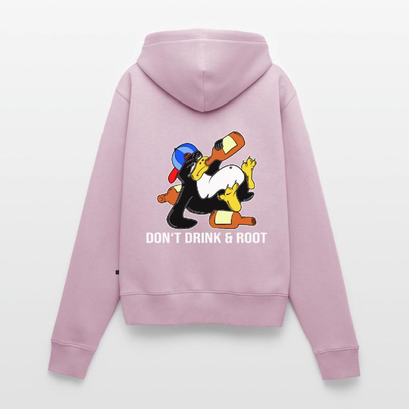 Linux Penguin Sudo Admin Funny Computer Science PC Nerd Sweat à capuche zippé Premium bio Femme